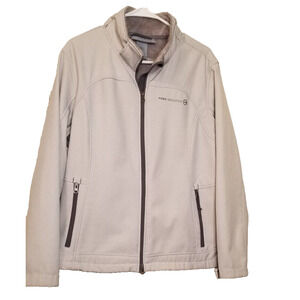 FREE COUNTRY Gray Long Sleeve Zipper Coat/Jacket Minus Hood Women - Size XL